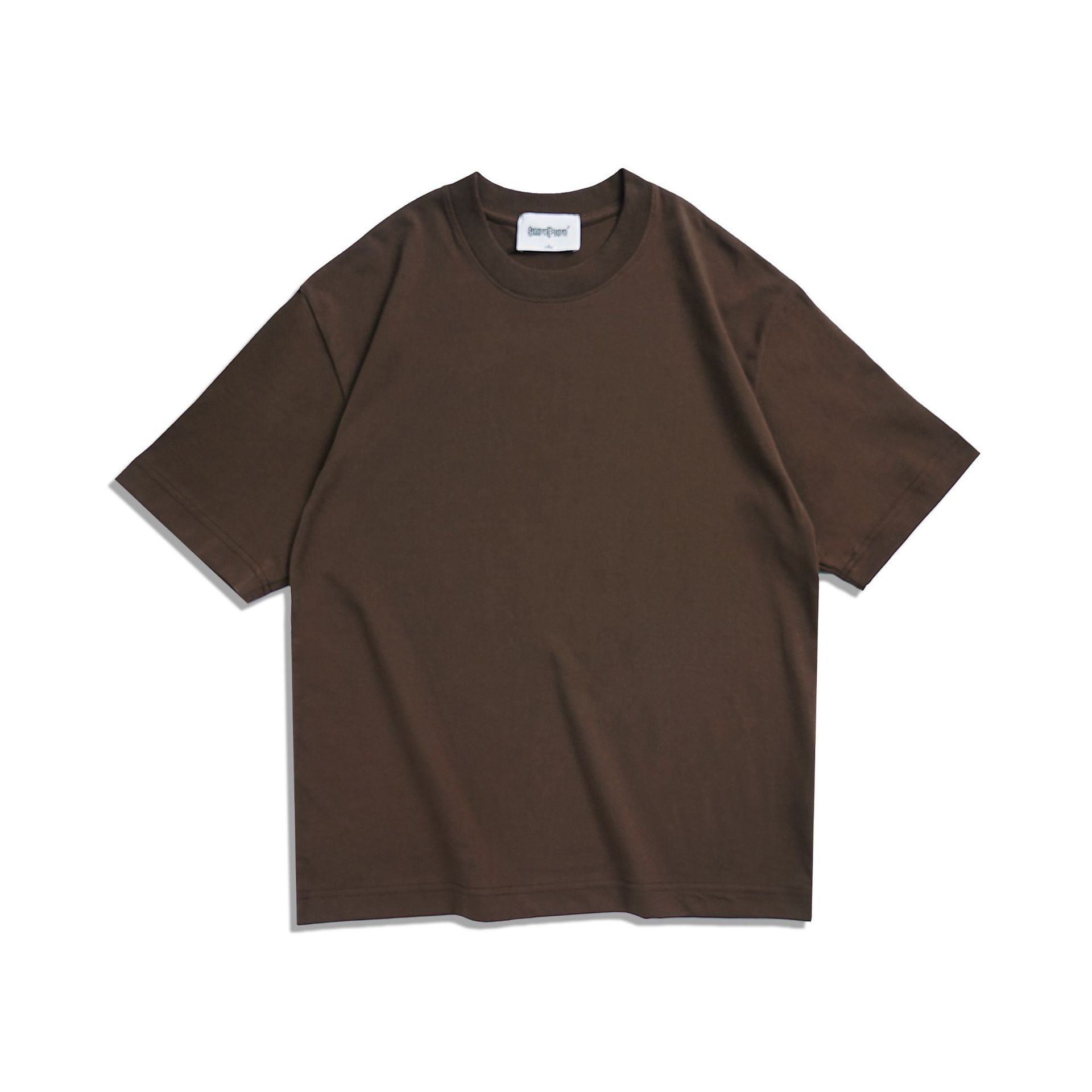 

Oversized Summer T Shirts Women Men Brown Casual Female Korean Streetwear Tees Basic Solid Young Cool S кофейный