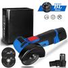 12V Electric Power Cutter with Cutting Wheels Battery Brushless Angle Grinder 2000W Mini Cordless Polishing Grinding Machine