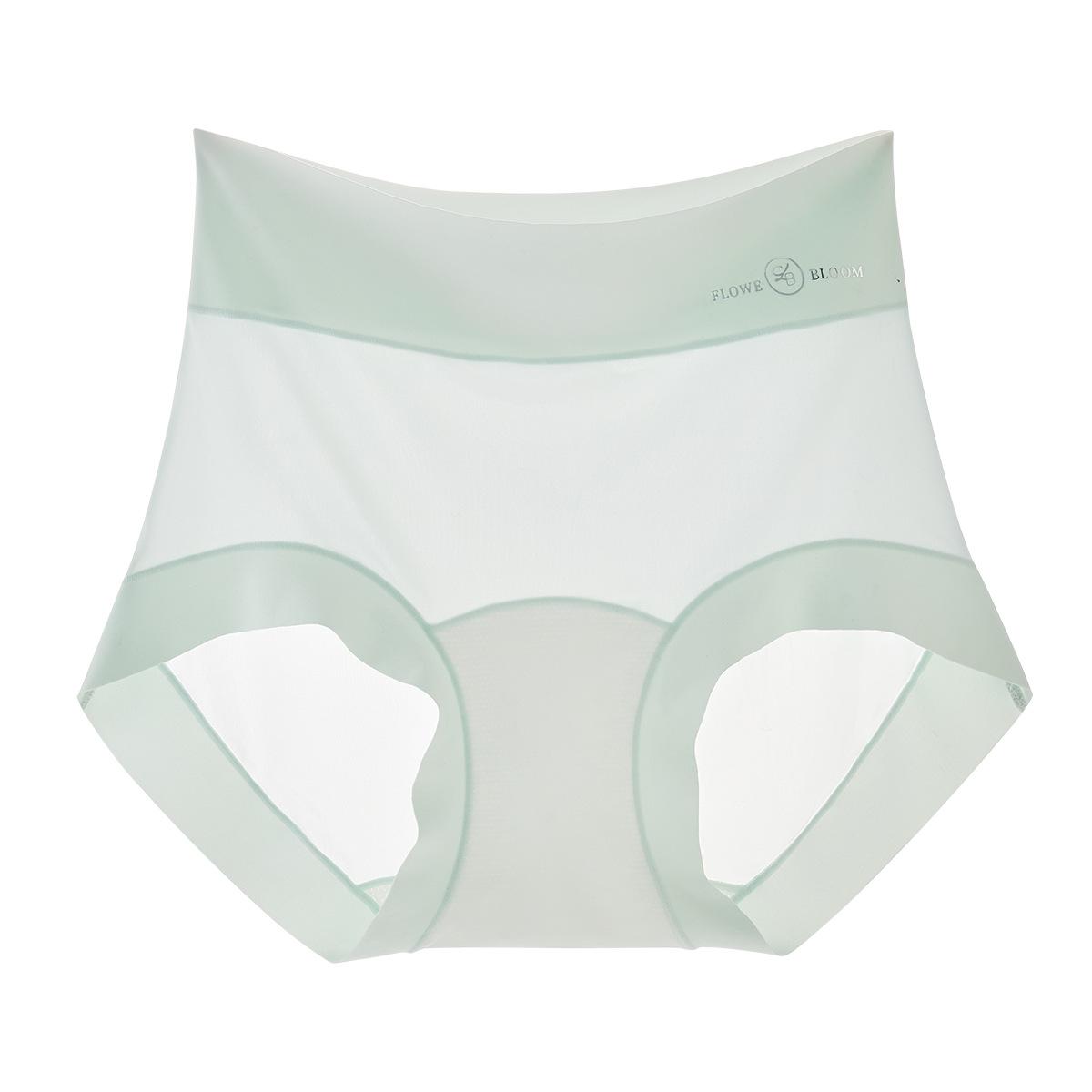 

Ультратонкие трусики-слипы из ледяного шелка большого размера с высокой талией и антибактериальным эффектом для женщин XXXL