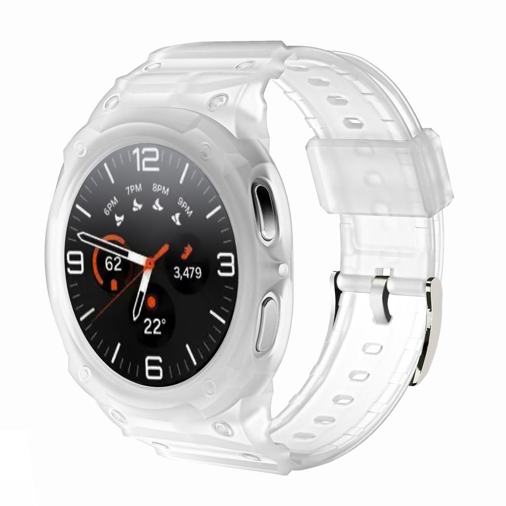 Silicone Strap Case For Samsung Galaxy Watch 8 40mm 44mm Band Bracelet Wristband for Galaxy Watch 8 TPU Protect Cover Integrated