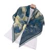 Women S Korean Style Square Scarf Elegant Air Conditioner Shawl