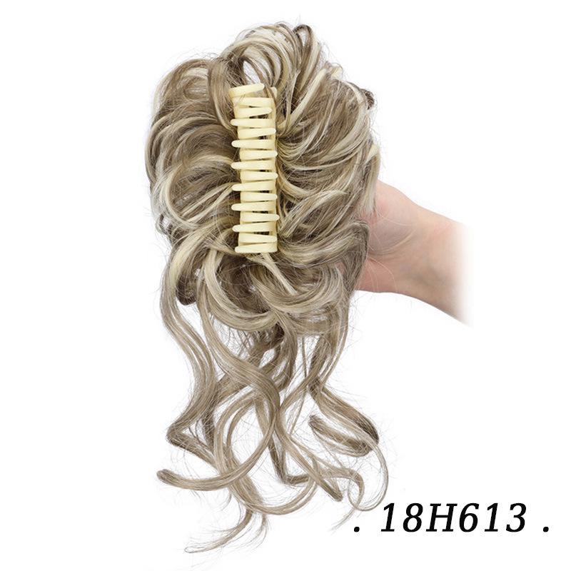 Multi-Color Long Tassel Hair Tie Clip with Fluffy Silk Flower Bud - Celebrity Style