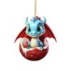 Lifelike Flying Dragon Baby Pendant Cartoon Xmas Tree Flat Pendant  New Year Gift