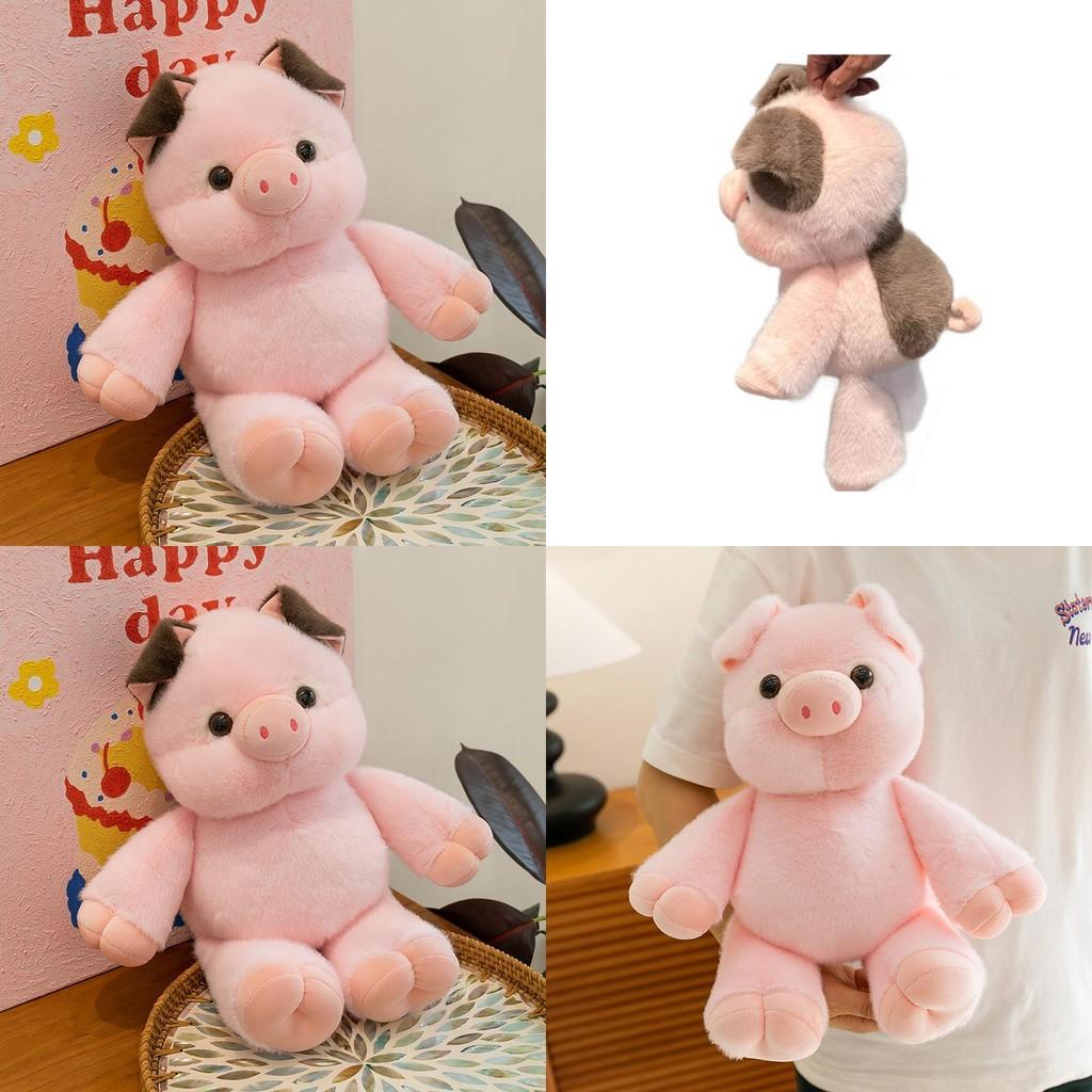 Soft Plush Pig Doll For Kid Cute Cartoon Stuffed Animal Gift For Girls