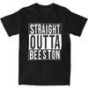 Mens Tshirt Straight Outta Beeston T Shirts Hipster Summe...