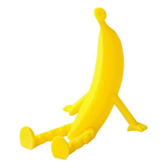 3D Printed Fruit Figurine with Articulated Legs Movable Joints Banana