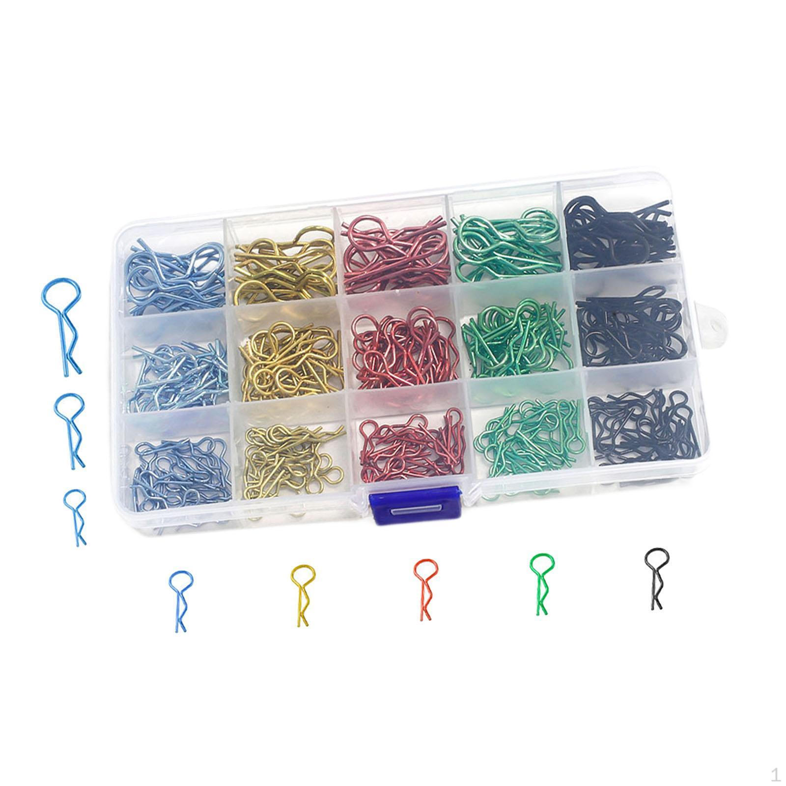 

260 шт. RC Body Clips Pins R-форми для 1 шт:8 1:10 1:Змінний автомобіль 16 масштабу Shell