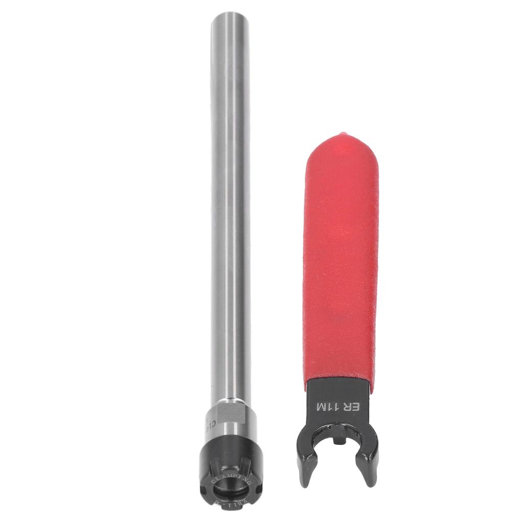 Collet Chuck Holder Straight Long CNC Milling Extension Rod 17mm Clamping Range Wrench(C10ER11M150L