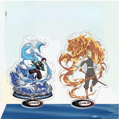 Game Anime Demon Slayer Blade Tanjiro Acrylic Cosplay Character Stand Acrylic Figure Stand Painted Desk Decor Ornament Gift