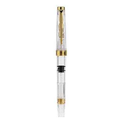 Stylo plume transparent Stylo signature Stylo calligraphie Stylo d'affaires Stylo d'écriture Stylo papeterie Fournitures de bureau Scolaire
