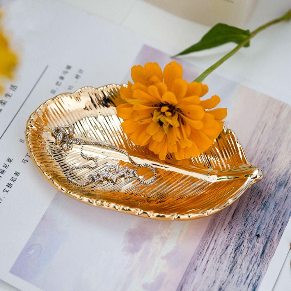 Luxury Storage Tray Ceramic Display Plates Cosmetic Organizer Jewelry Tray  Cosmetics