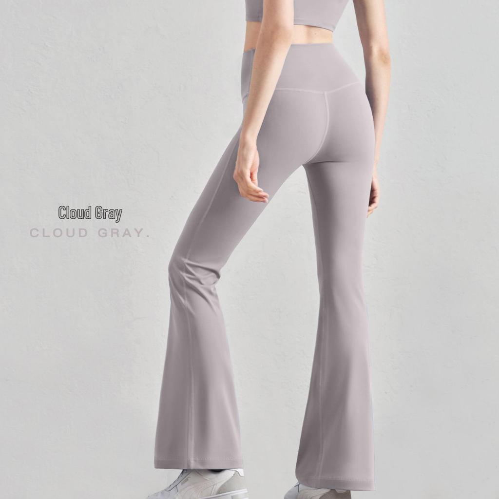 Women's High-Waisted Micro-Flare Yoga Pants - Tummy Control, Butt Lifting, Slimming, Comfortable for Daily Wear & Pilates Fitness