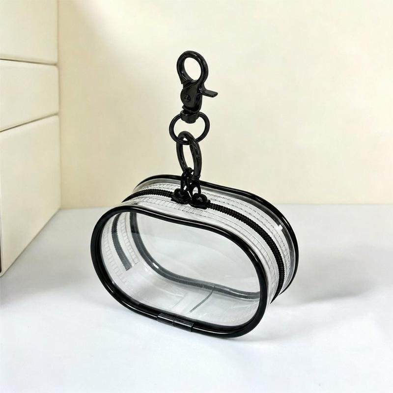 Portable Cat Food Feeding Bag With Transparent Body Compact Size For Outdoor Travel Hiking Camping With Cats