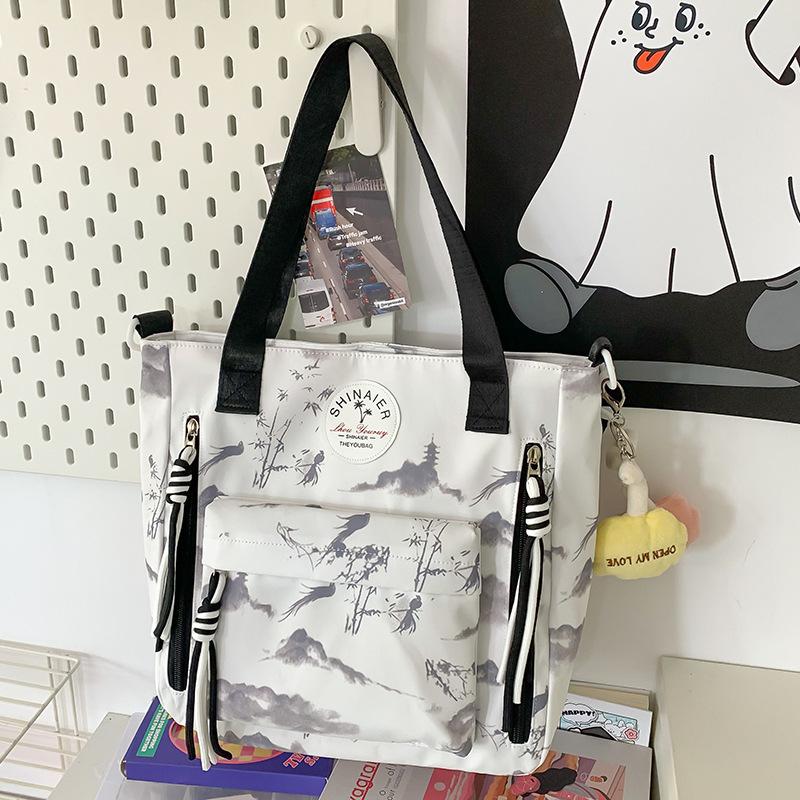 Children's schoolbag Elementary school student Junior high school girl college student Printed backpack