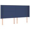 VidaXL Tête de Lit à LED Meuble de Chambre à Coucher Accessoire de Lit Double Tête de Cadre de Lit Intérieur Bleu 3123788