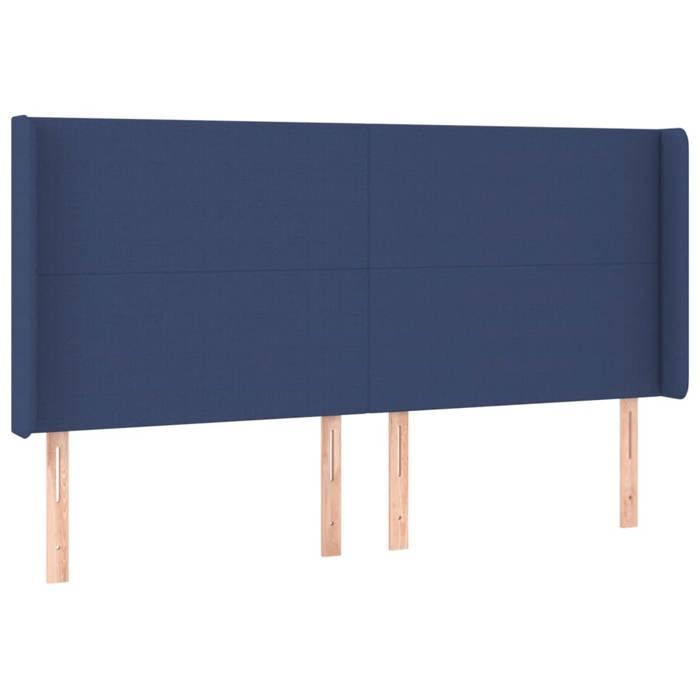 VidaXL Tête de Lit à LED Meuble de Chambre à Coucher Accessoire de Lit Double Tête de Cadre de Lit Intérieur Bleu 3123788