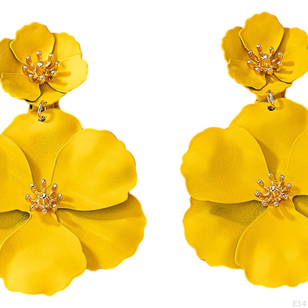 Floral Drop Earrings for Elegant Events