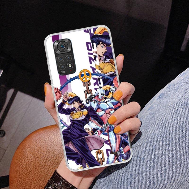 JoJo Bizarre Adventure Anime Phone Case For Xiaomi Redmi Note 15 14 13 12S 12 11 Pro Plus 14S 11S 11E 10 10S 11T 5G Personalized