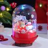 Rotating Luminous Christmas Ornament Music Box