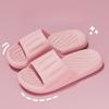 Indoor Eva Soft Sole Home Slippers Women Lightweight Comforable Non Slip Bathroom Shoes Woman Solid Color Platform Indoor Slides