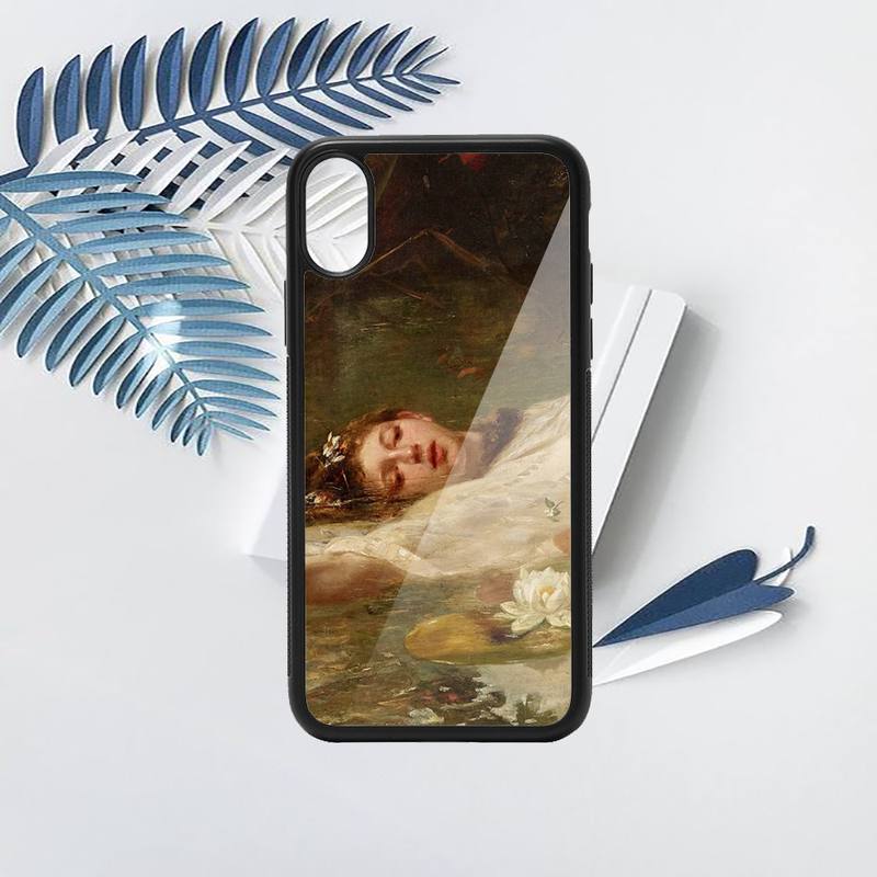 

Чехол для телефона с живописью эпохи Возрождения, ПК для iPhone 11 12 13 pro XS MAX 8 7 6 6S Plus X XR, Роскошный чехол funda iPhone13promax