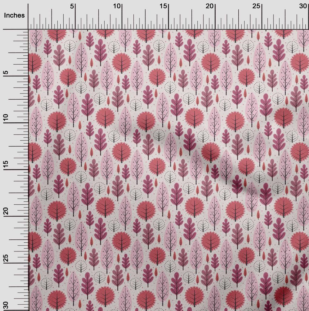 oneOone Cotton Flex Green Fabric Dotted Floral Craft Projects Decor Fabric Printed By The Yard 40 Inch