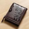 Fashion Men Wallets Leather Zipper Purse Money Clip Man Card Holders Male Short Multi-Card Wallet Coin Purse New Year Gifts