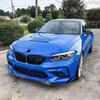 For BMW F87 M2 2016 2017 2018 2019 2020 2021 3PCS Car Front Bumper Spoiler Lip Splitter Guard Protector Exterior Accessories