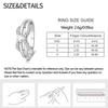 Women Copper Metal Finger Rings Designed For Women Authentic Original Copper Metal Cocktail Ring Geometric Cubic Zircon Heart Wedding High Quality
