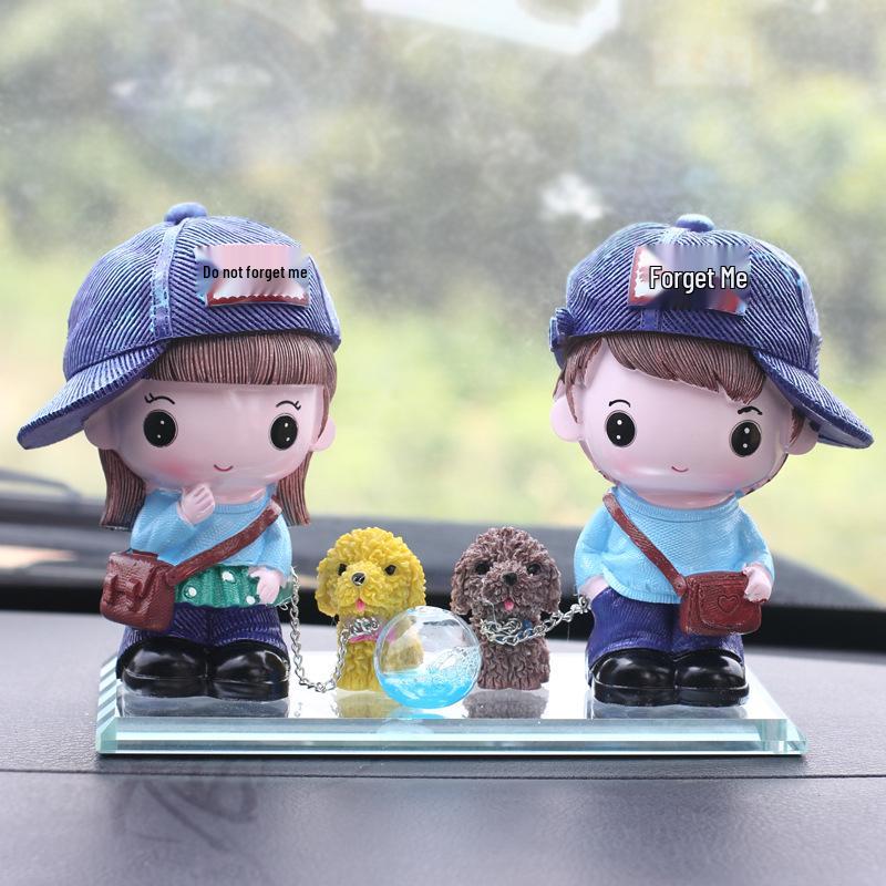 

Причудливые мультяшные куклы-пара, ароматерапевтическое украшение для автомобиля