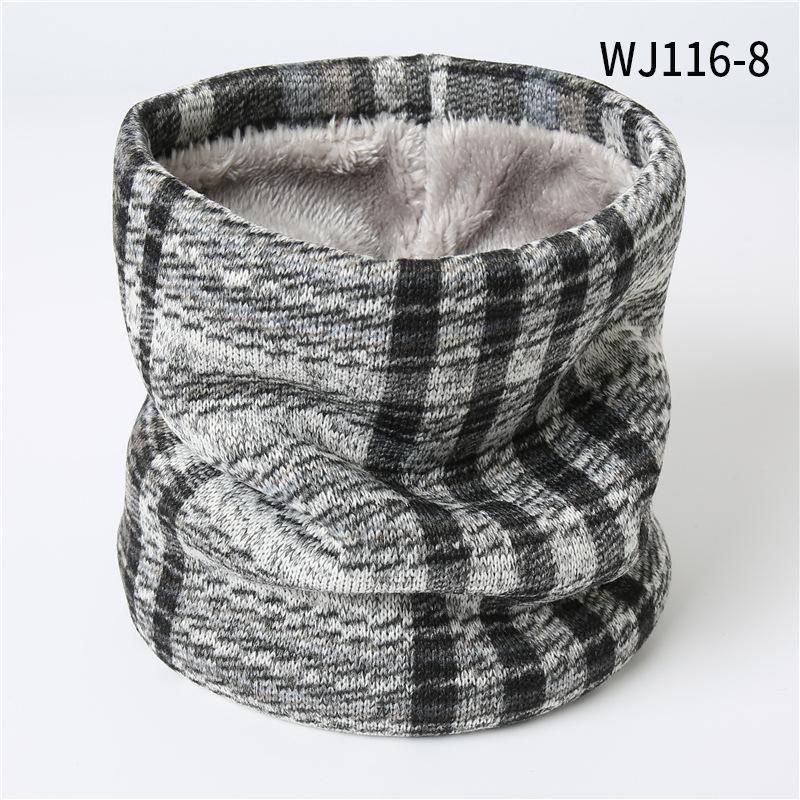 New Women Neck Cover Children Autumn Winter Cold Warm Men Fashion Neckerchief Solid Knitted Scarf Decoration Thickening Fleecing