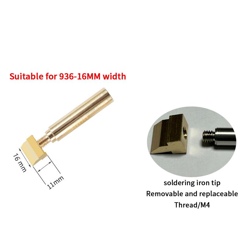 Spade-shaped Soldering Iron Tip 10.5-40MM Width Suitable For 936 Series Soldering Iron Welding Tools