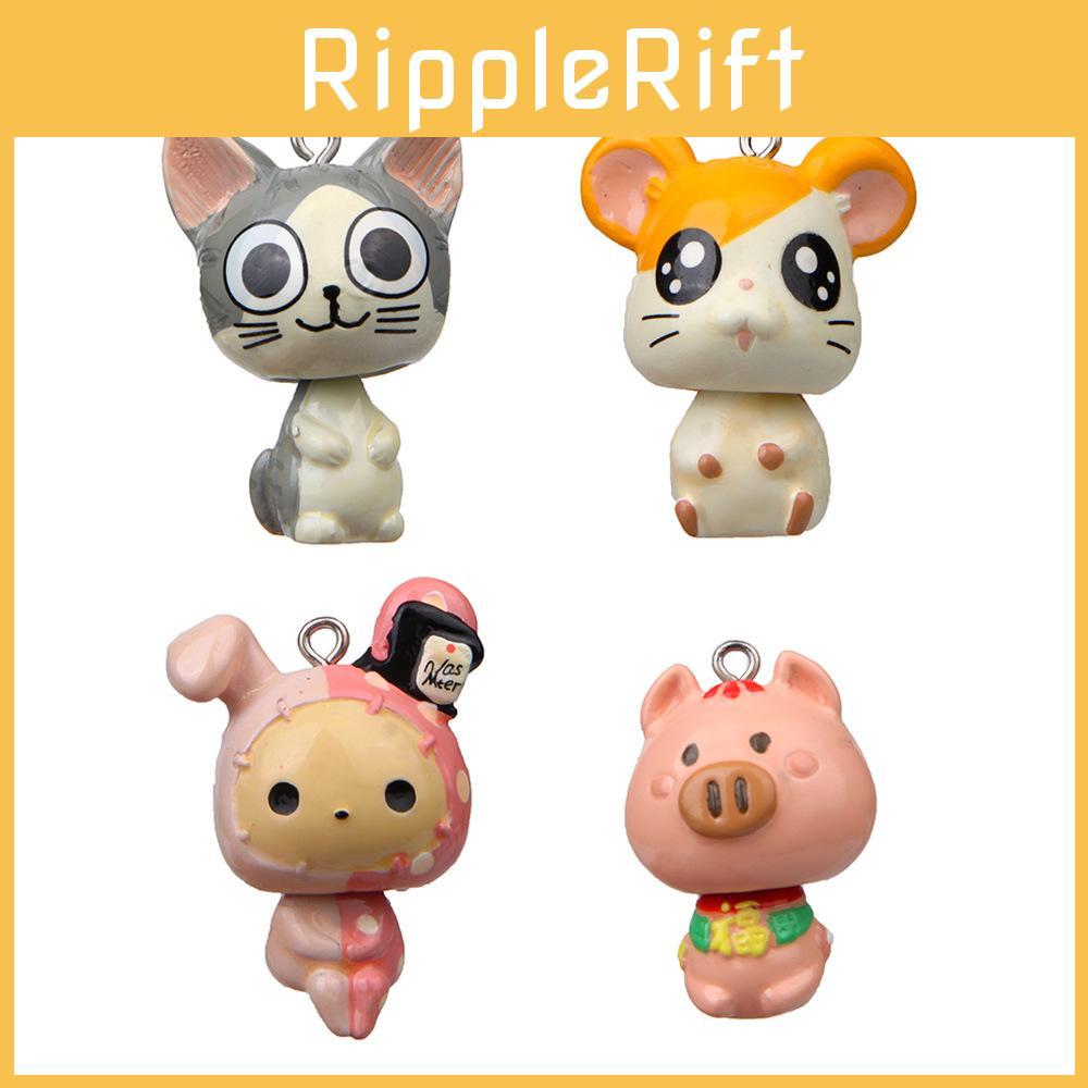 Sweet Chis Home Animal Figures Resin Toy For Keychain Making And Craft Projects