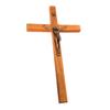Crucifix Wall Cross Solid Wood Catholic Cross Decoration for Wall Christian Prayer Holding Cross Home Office Ornaments