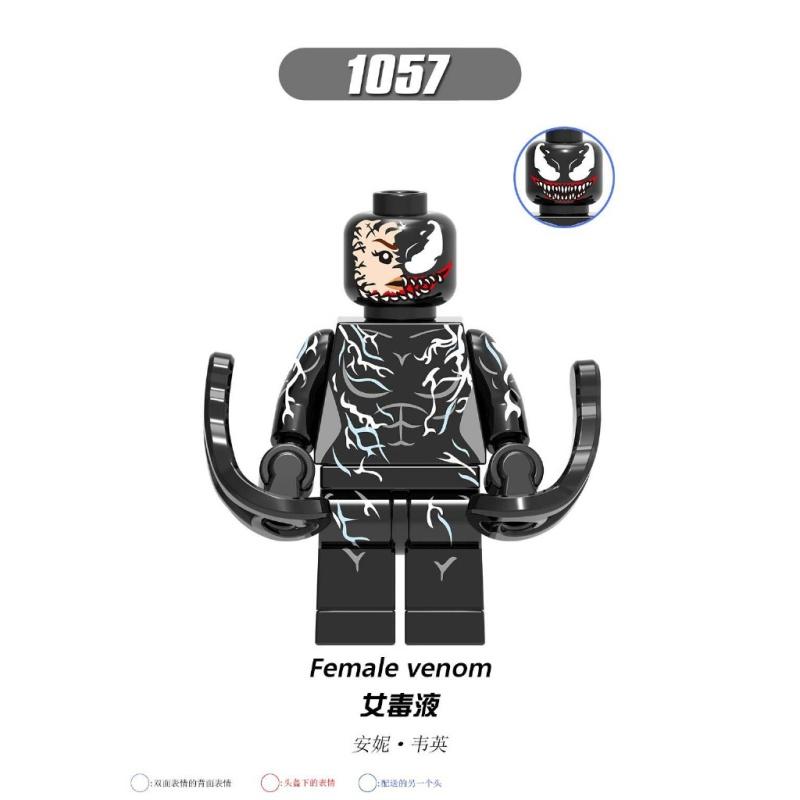Lego Серия Супергерои Бунт Женский Веном Эдди Блок Кукла Конструктор Игрушки X1057