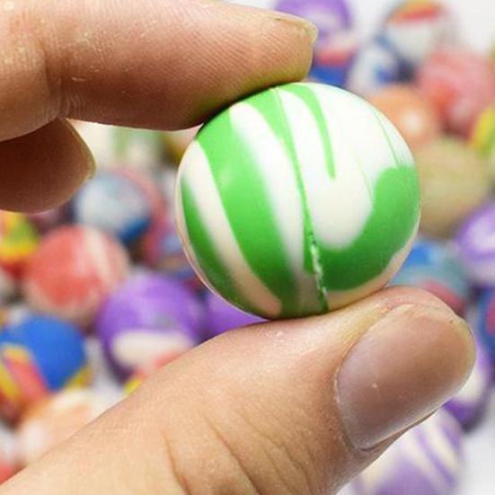 10 szt. Różne kolory 25/30 mm Gumowe Piłeczki Odbijające do Automatu z Piłeczkami