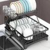 Carbon Steel Double-Layer Kitchen Dish Drying Rack