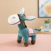 25cm Creative Donkey Animal Plush Doll Cute Donkey Plush Toy Stuffed Lovely Educational Toys Companion Kids Girl Birthday Gifts