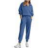 Women's Casual Half Zip Long Sleeve Top and Pants Set