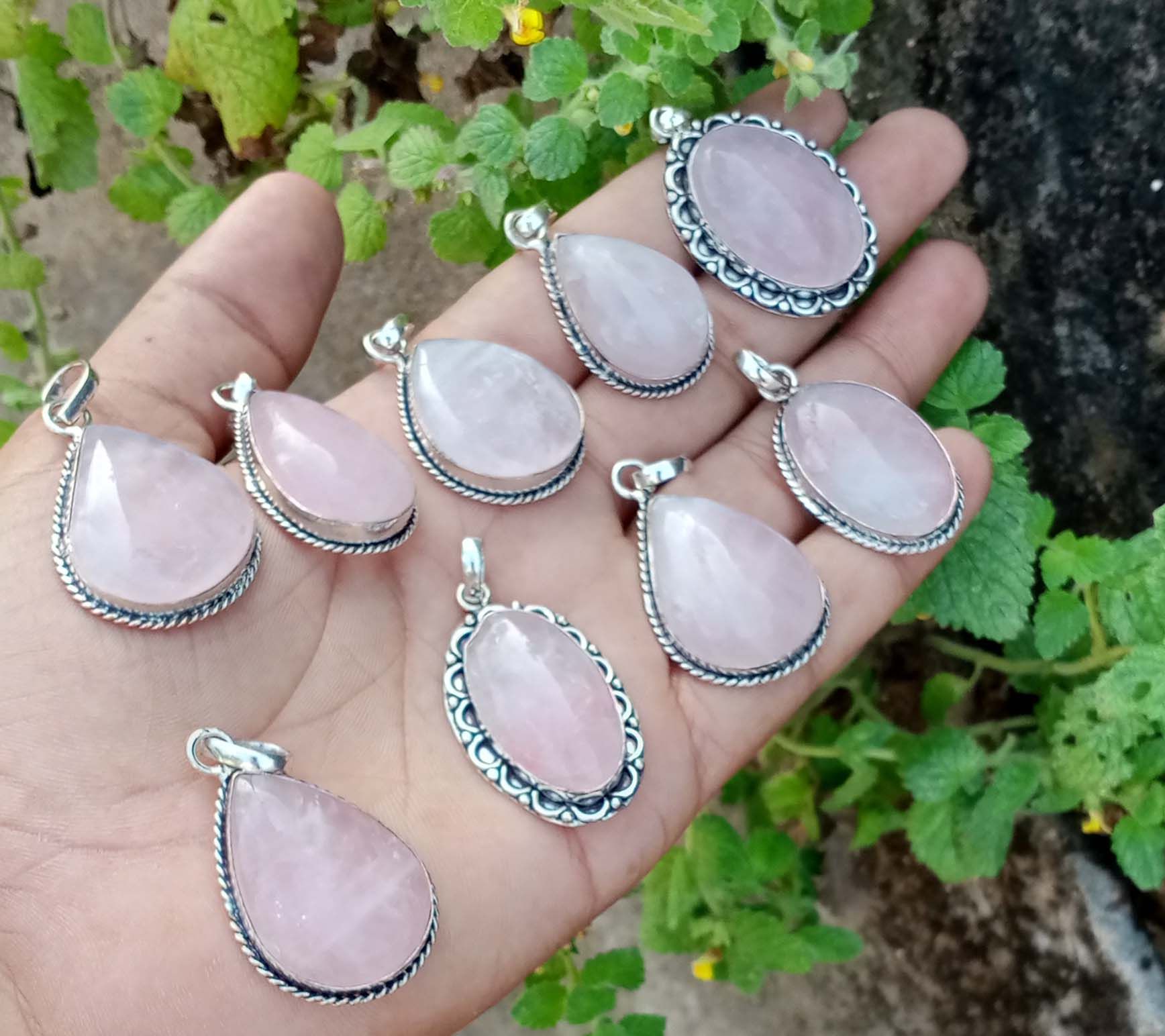 

Драгоценный камень Crystal & Mix из стерлингового серебра 925 пробы с покрытием, 5 шт., подвески, лот DPL-P27