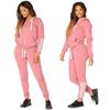 Fashion Women's New Style Hoodies Set Long Sleeved Sweater Trousers Sportswear Suit Tracksuit Running Wear Jogging Suits Hoodie Set for Women