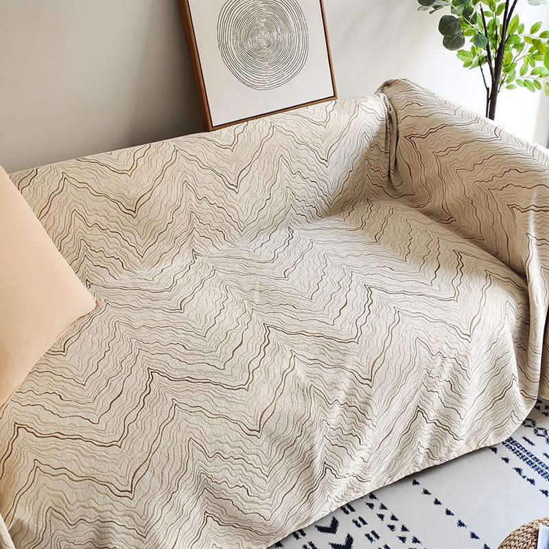 

Light Luxury Wind Mountain Pattern Sofa Towel Universal Anti-Scratching Sofa Cover Full Covered Dustproof Four Seasons Use 130*180CM