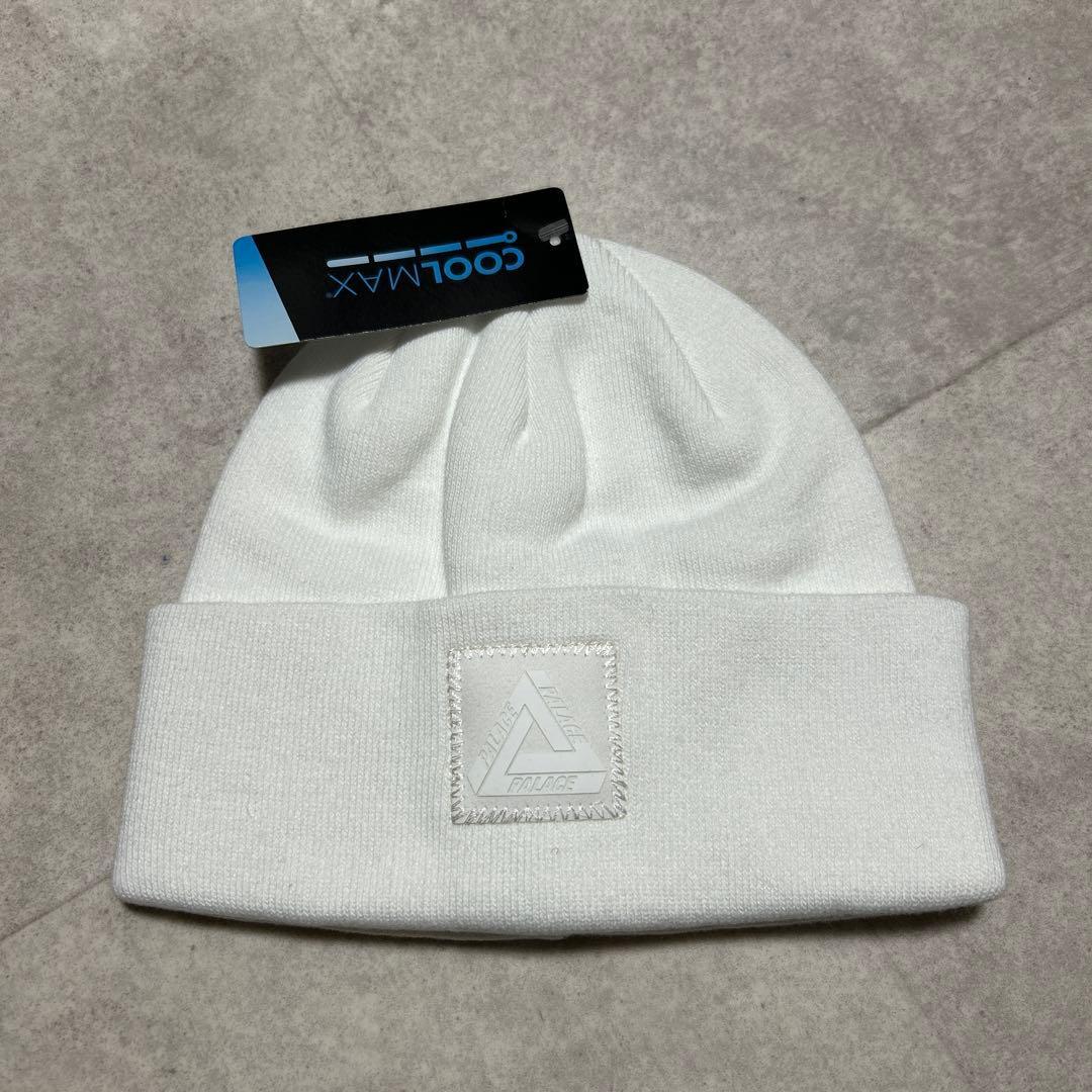 Used New Unused PALACE SKATEBOARDS Knit Hat Beanie White