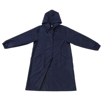 Lieven 1605 (Navy) Women's and Men's Water-Repellent Raincoat with Storage Bag, Made by an Umbrella Shop