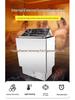 Stufa per sauna ad alta potenza in acciaio inossidabile con controllo esterno per uso commerciale e domestico