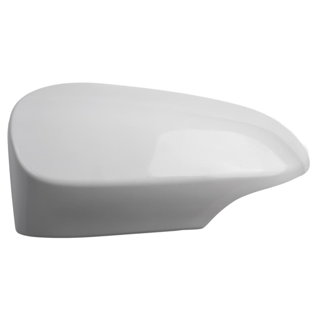 1×Left Rear View Mirror Case Cover Side Wing Door Mirror Cap For Toyota- For Yaris- 2012~2020 White Plastic Shell Car Accessory