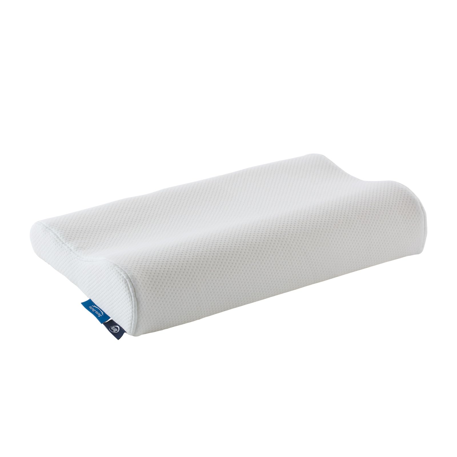 

Serta Sweet Pillow W50 LO Type (P-1003) - 50cm Wide x 31cm Deep x 7cm Thick, White, Corrugated Urethane Foam Pillow with Nude Cover, Available in 4