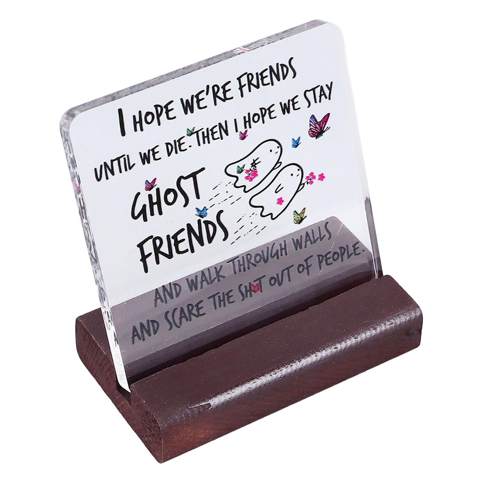 Desk Decoration Sign Rugged Stylish Colorfast Durable Desk Sign Decoration Plaque for Bedside Tables Office