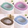 1PC Bathroom Warmer Washable Cloth Toilet Seat Cover Thick Soft Comfortable Baby Potty Seats Case