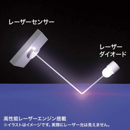 Sanwa Supply Wired Laser 3 Mouse, Buttons, Medium, White, MA-LS176W